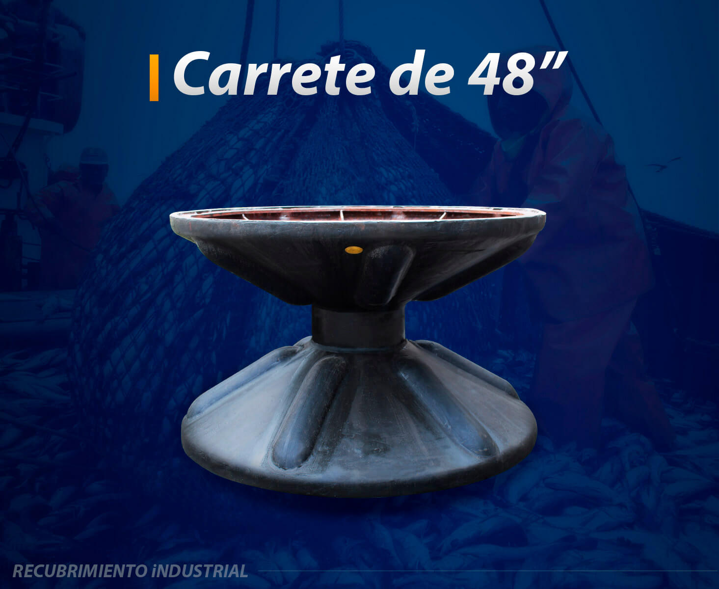 carrete recubrimiento industrial